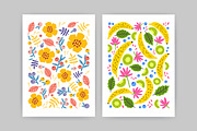 Summer cards, seamless patterns, a Decorative Illustration by Good Studio (Thumbnail 2 of 19)