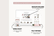 Systeme.io Blush Website Template, a Landing Page Template by Hayley's Digital Hub (Thumbnail 9 of 10)