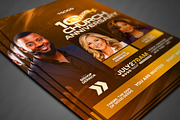 10 Year Church Anniversary Flyer PSD, a Social Media Template by church flyer templates (Thumbnail 4 of 12)