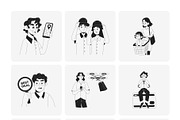 Shopping Illustration Art Set, a Person Illustration by Prosymbols (Thumbnail 8 of 13)