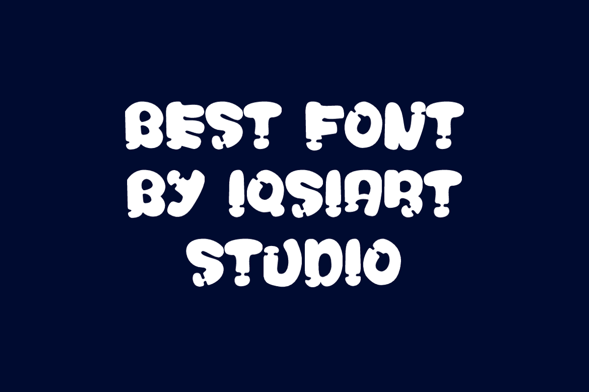 Gasho Crosy - Paint Font, a Sans Serif Font by Iqsiart Studio (Photo 4 of 7)