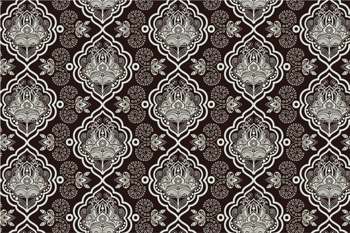4 Vector Indian Patterns, a Pattern Graphic by Sunny_Lion (Photo 4 of 4)