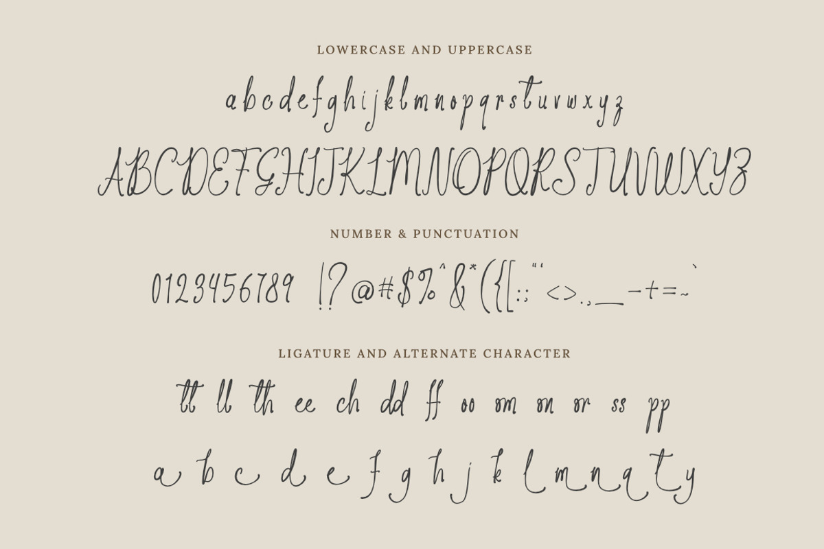 Wildflower Notes - Whimsical Fonts, a Handwritten Font by Bluestype Studio (Photo 8 of 8)