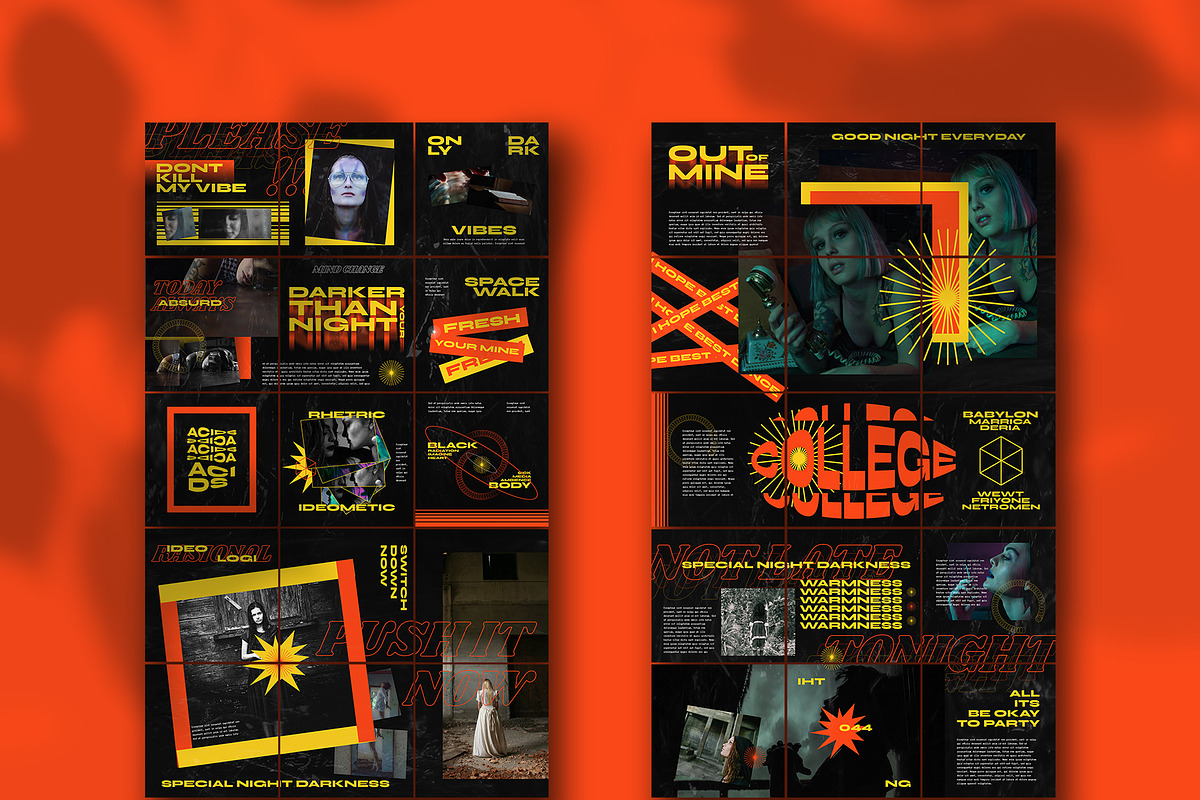 Darker Puzzle Instagram Feed, a Social Media Template by Azruca (Photo 2 of 6)