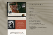 Coaching Canva Website Template, a Websites & App Template by Amaré Creative (Thumbnail 4 of 8)