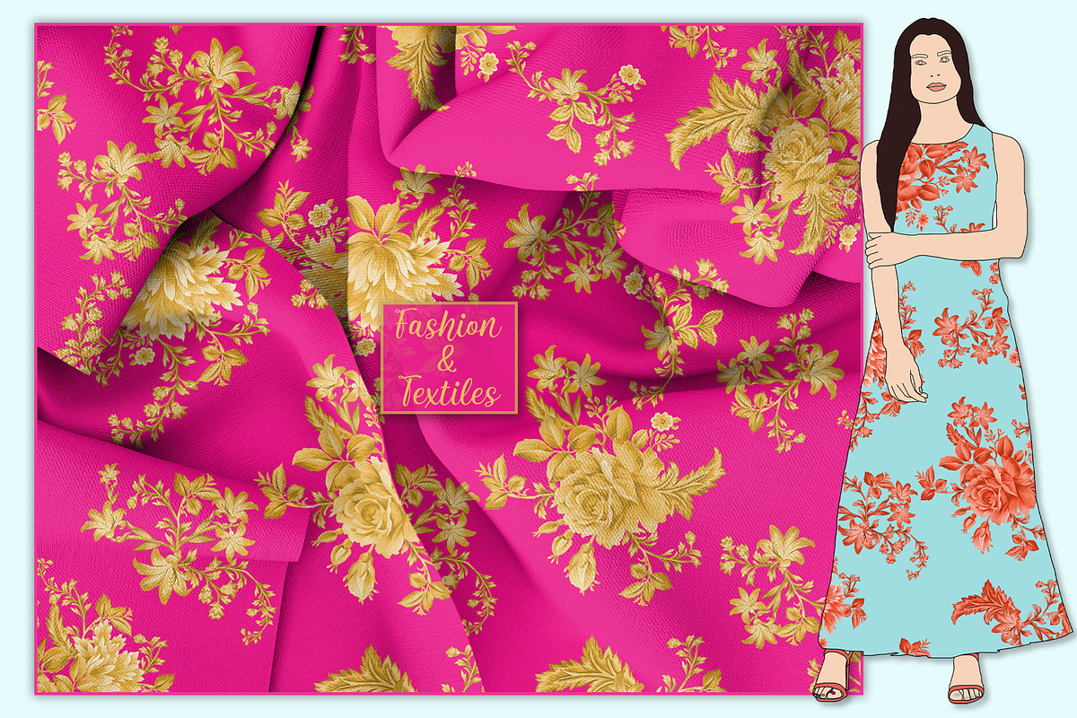 Floral Seren Prints & Patterns, a Pattern Graphic by GND ART STUDIO (Photo 6 of 8)