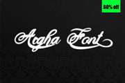 Argha Font, a Script Font by pansustea (Thumbnail 1 of 5)