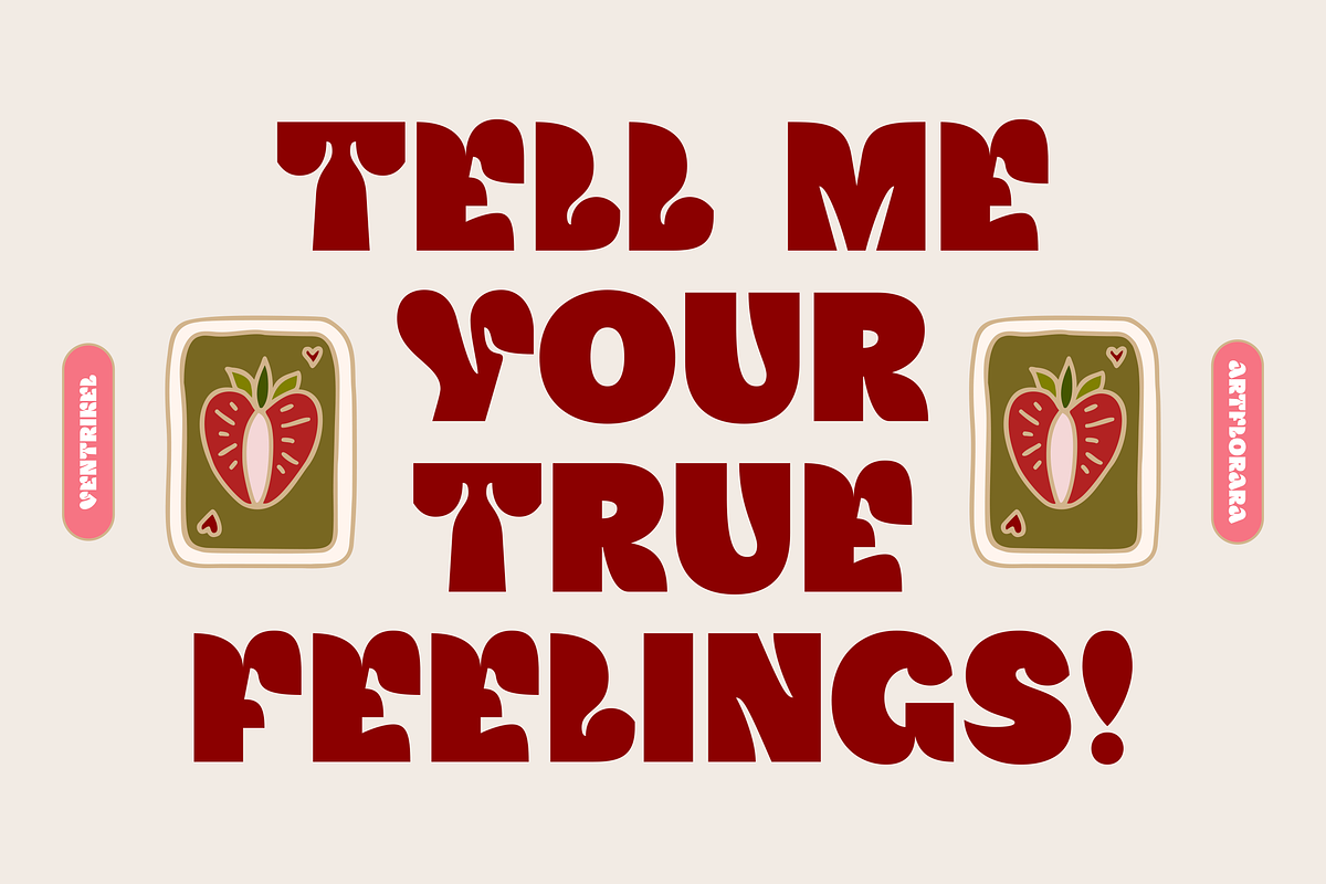 VENTRIKEL - ExtraBold Display Font, a Sans Serif Font by Artflorara (Photo 7 of 19)