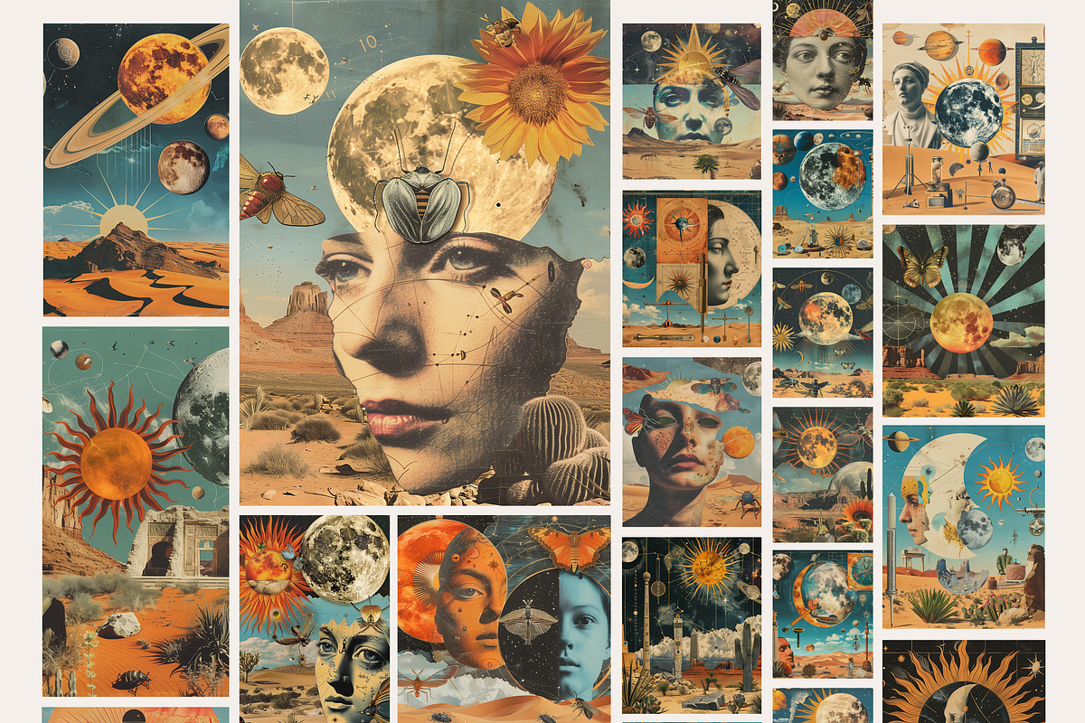 Vintage Collage Creator 1775+, a Decorative Illustration by Chikovnaya (Photo 15 of 17)