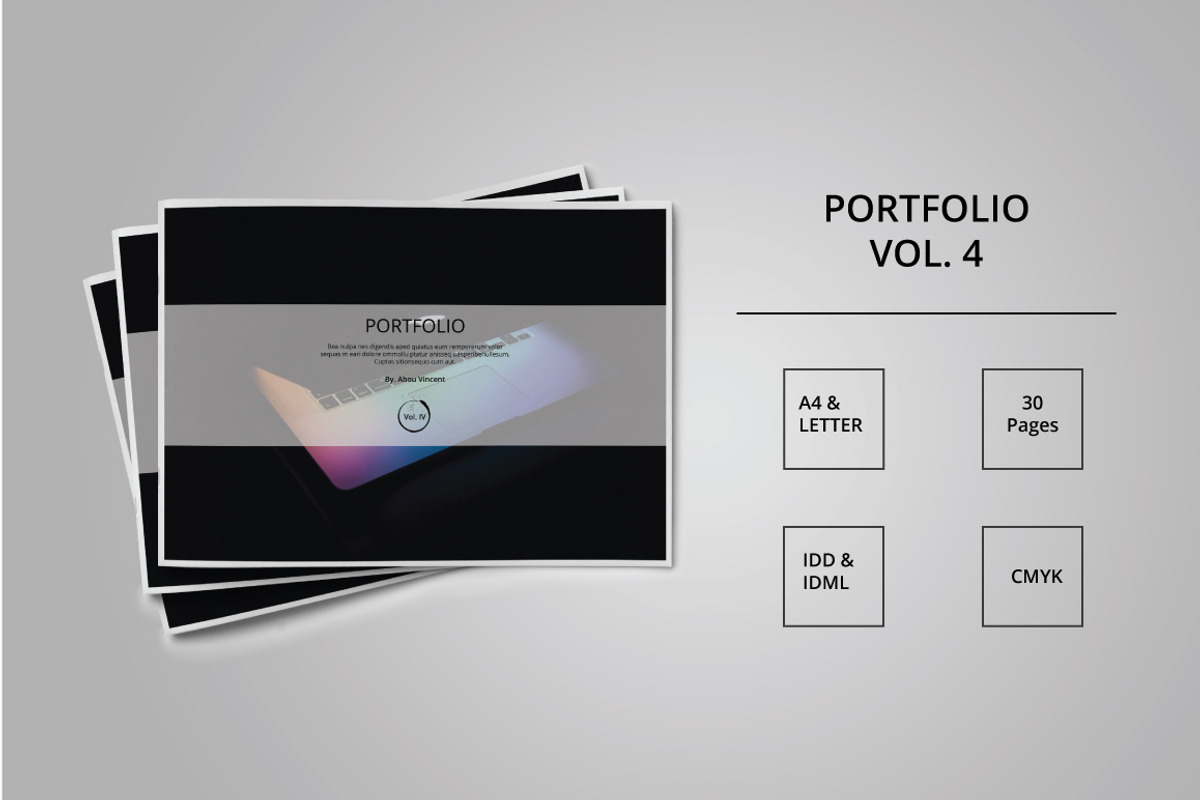 Portfolio Bundle Template Indesign, a Brochure Template by Tiempo co (Photo 8 of 9)