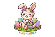 Easter Bunny PNG for Sublimation, an Illustration by VetalStock (Thumbnail 4 of 4)