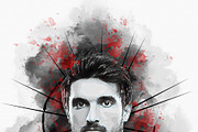 Black Watercolor Mixed Art Photo, an Action Add-On by Photoshop Action (Thumbnail 14 of 15)