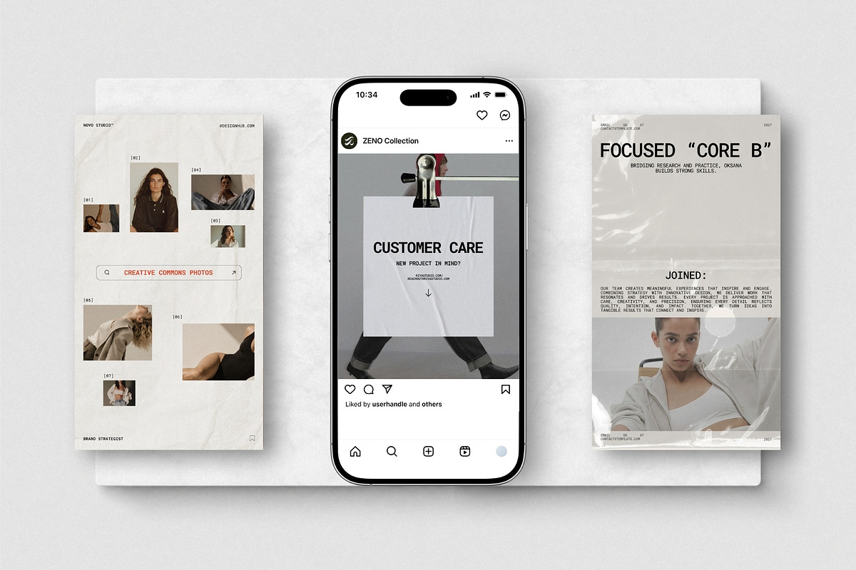 ZENO | Social Media Kit Bundle, a Social Media Template by The Aesthetic Studio (Photo 4 of 10)