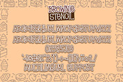 Brownie Stencil - Slab Serif Stencil, a Slab Serif Font by Dm Studio (Thumbnail 5 of 5)