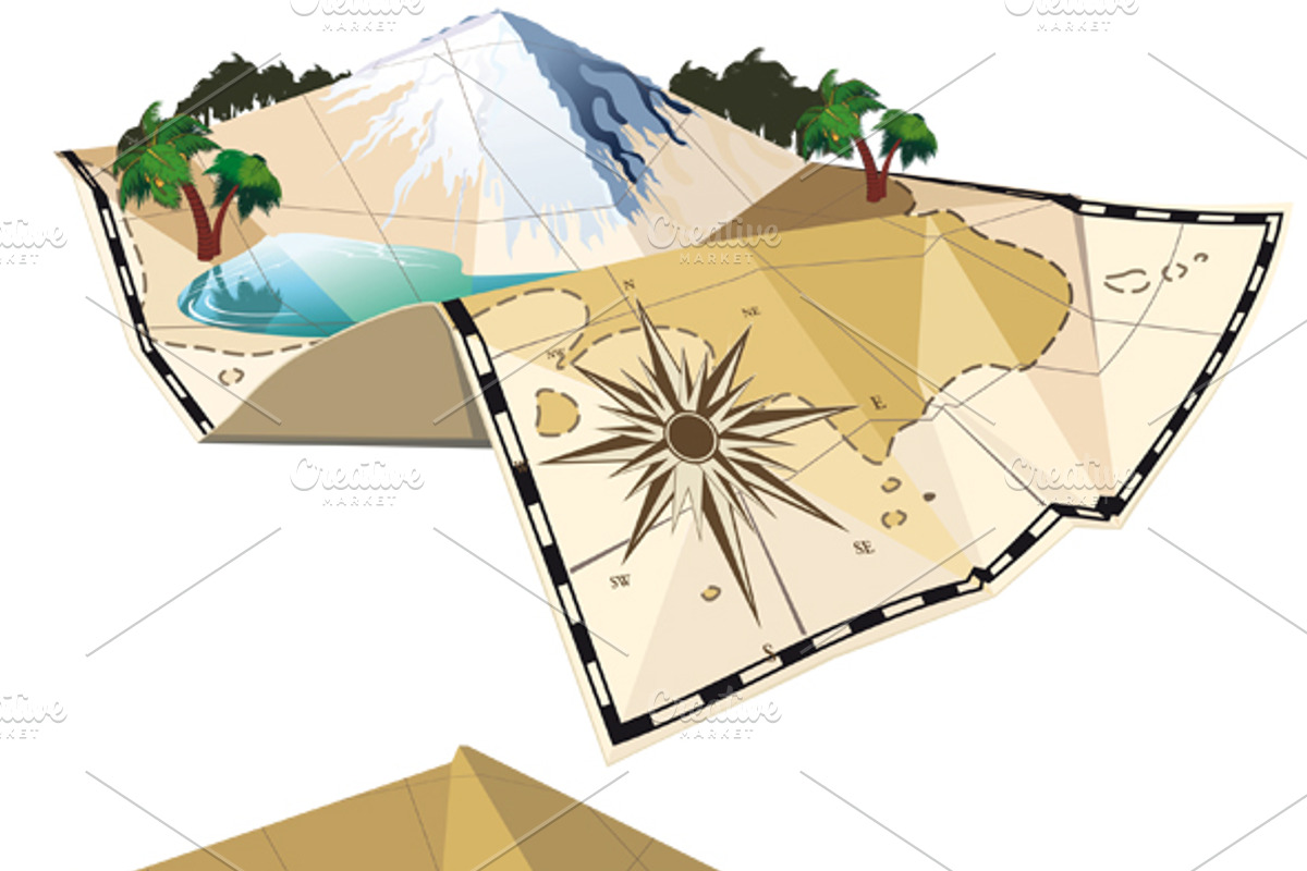 concept of an old map