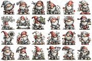 Whimsical Silver Spring Gnome, an Illustration by Black Bird Studio (Thumbnail 2 of 5)