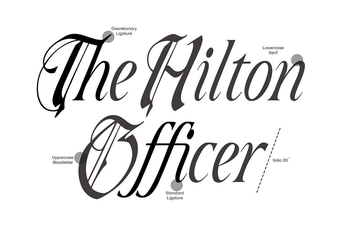 Greyland – Elegant Blackletter Font, a Blackletter Font by din-studio.com (Photo 11 of 12)