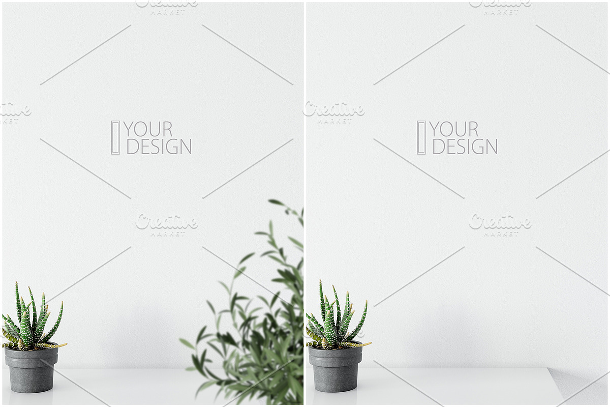 Frames & Walls Mockup Bundle - 5, a Print Template by Yuri-U (Photo 23 of 31)