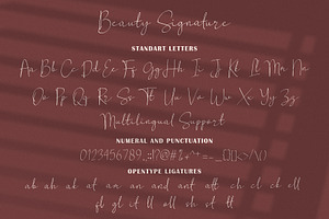 Beauty Signature Script