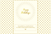 Festive Gold Patterns, a Pattern Graphic by HMJS Designs (Thumbnail 5 of 7)