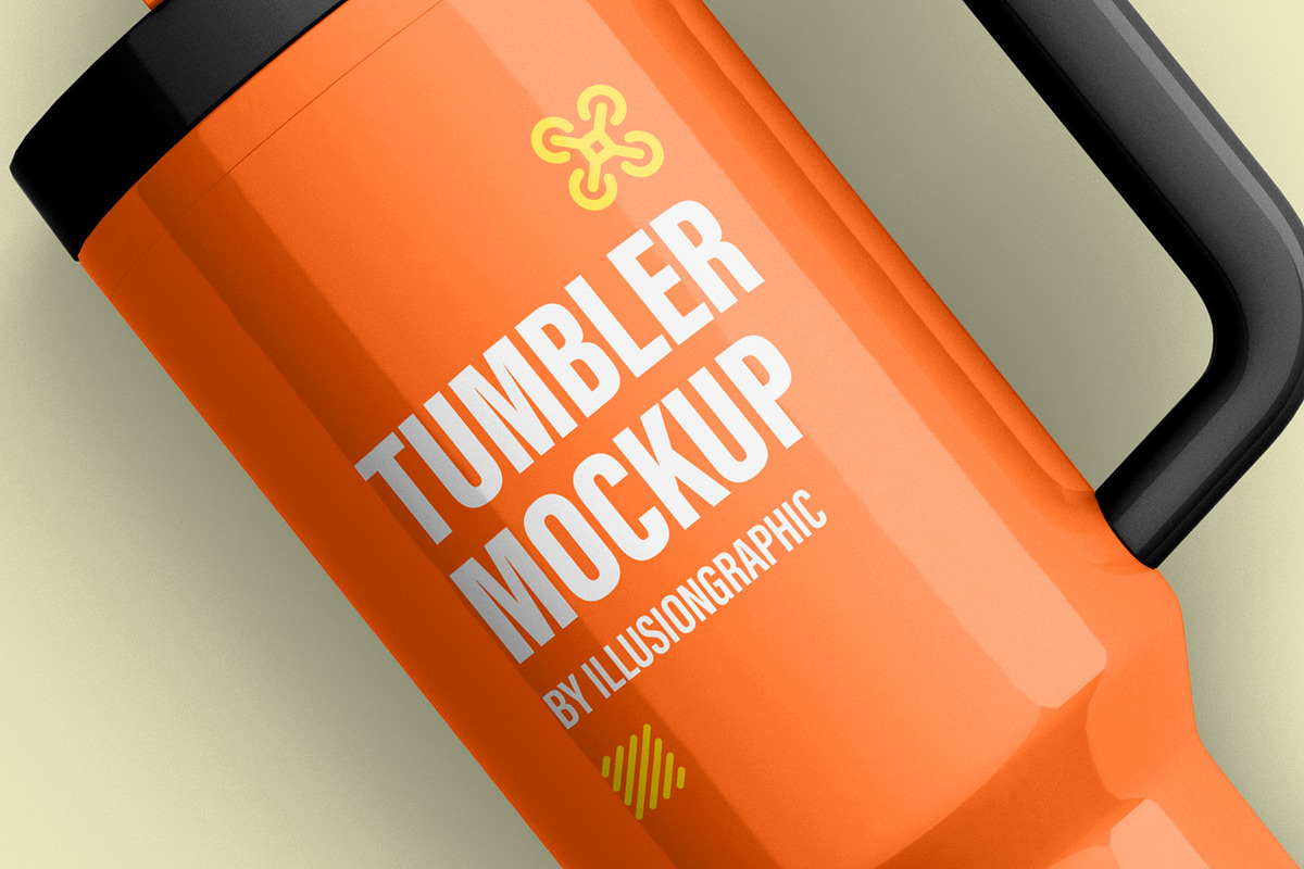 Tumbler Mockup - 6 views, a Cups & Container Mockup by Illusiongraphic (Photo 17 of 17)