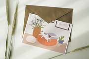 Cozy home scene with cat, an Animal Illustration by Good Studio (Thumbnail 3 of 3)
