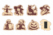 Halloween laser cutting ornaments, a Pattern Graphic by MegaPrezencik (Thumbnail 5 of 6)