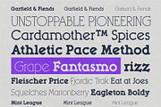 GustoBrite Family: retro slab fonts, a Slab Serif Font by Ekloff (Thumbnail 2 of 7)