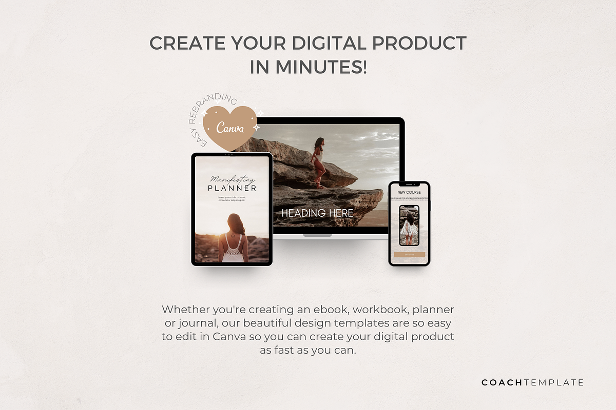 Manifesting Canva Template Bundle, a Brochure Template by COACHTEMPLATE (Photo 2 of 11)