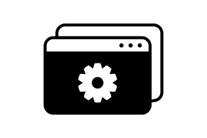 Browser icon design template