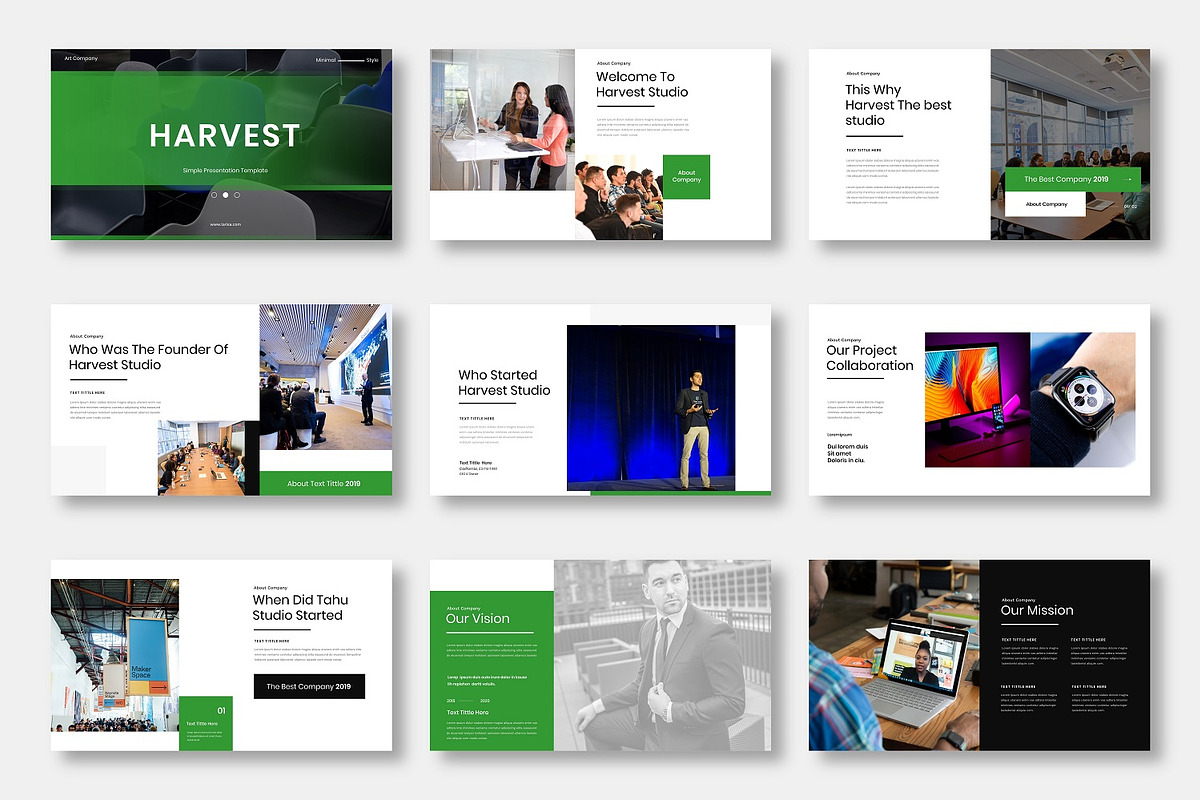 Harvest  – Business PowerPoint, a Presentation Template by Dens Creative Studio (Photo 2 of 6)