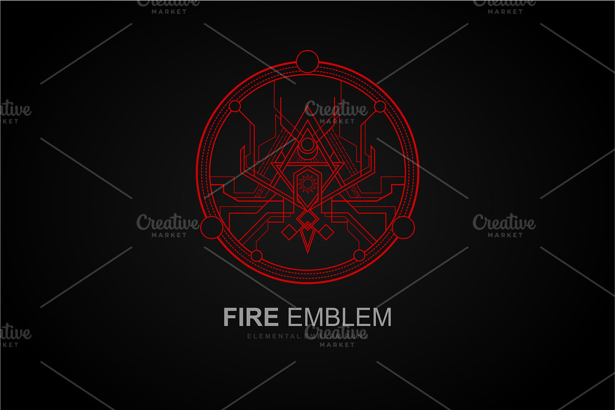 Elemental Emblem Runes, an Illustration by azhartz (Photo 2 of 7)