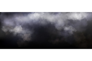 Stormy dark cloudy sky background, an Illustration by art PVP - market