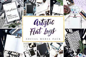 Art Flat Lays | Social Media Pack