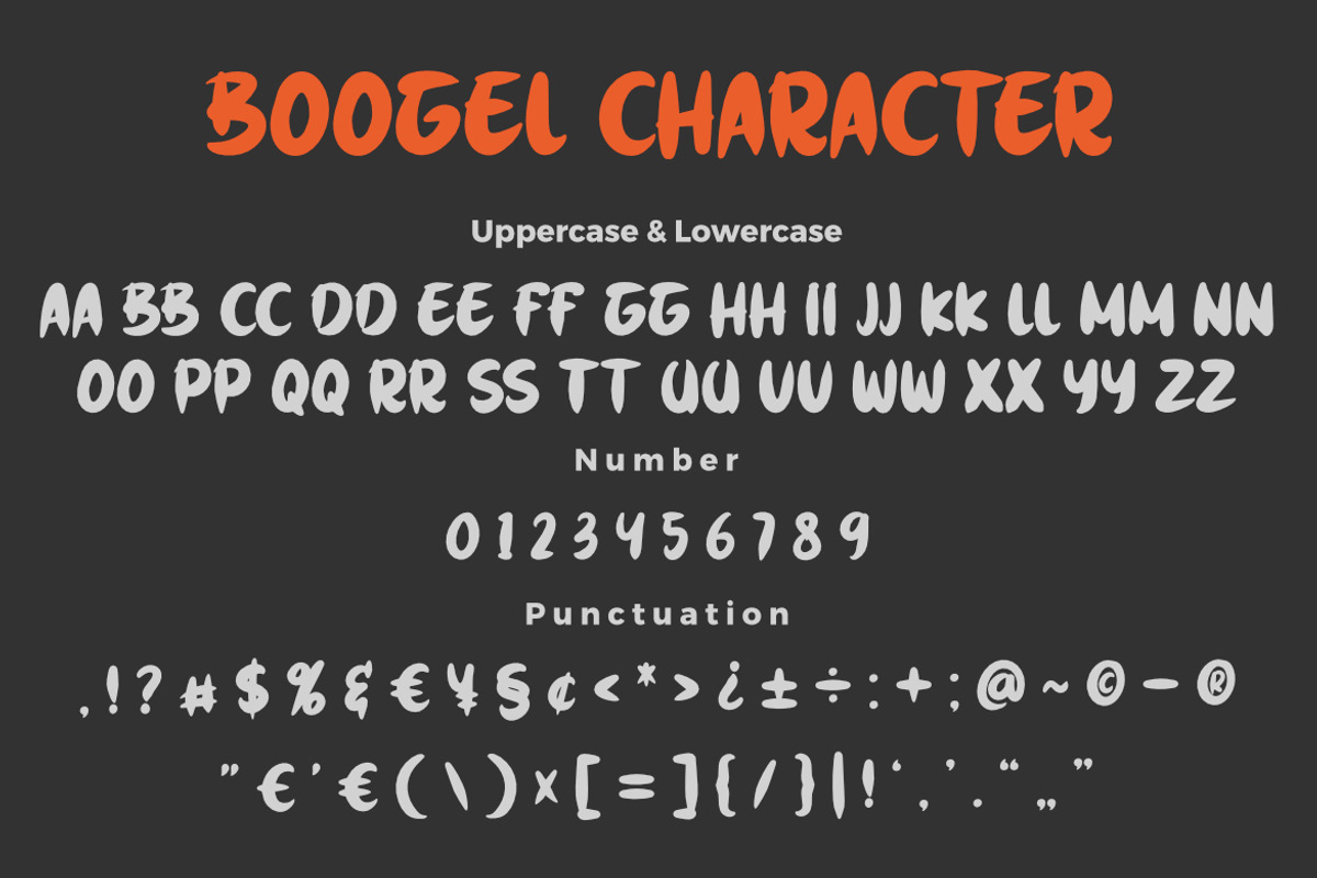 Boogel a Bubble Font, a Font by Bayuktx (Photo 8 of 8)