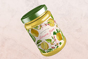 Lemon Garden Watercolor Fruits Set, a Food Illustration by Akvarelldesign (Thumbnail 4 of 4)