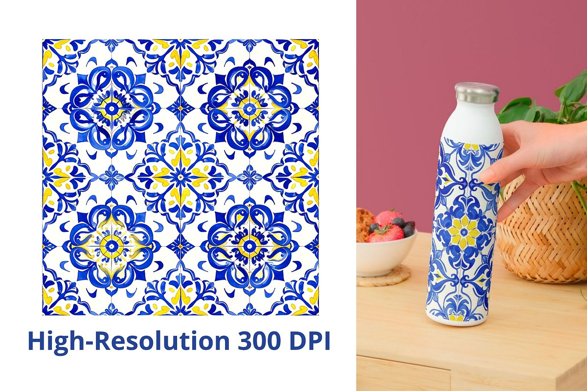 Portuguese Tiles Pattern Collection, a Pattern Graphic by Anna Design Studio (Photo 3 of 17)