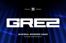 Grez - Minimal Sans Serif Font