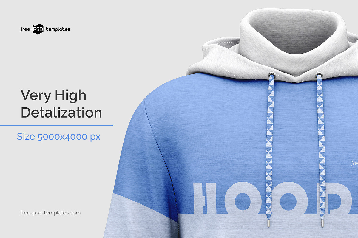 Mens Hoodie Mockup, a Hoody Mockup by Free-PSD-Templates (Photo 3 of 5)