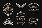 Old School Apparel Designs bundle, a Branding & Logo Template by Davide Bassu (Thumbnail 4 of 15)