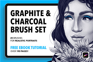 25 Graphite Brushes for Procreate