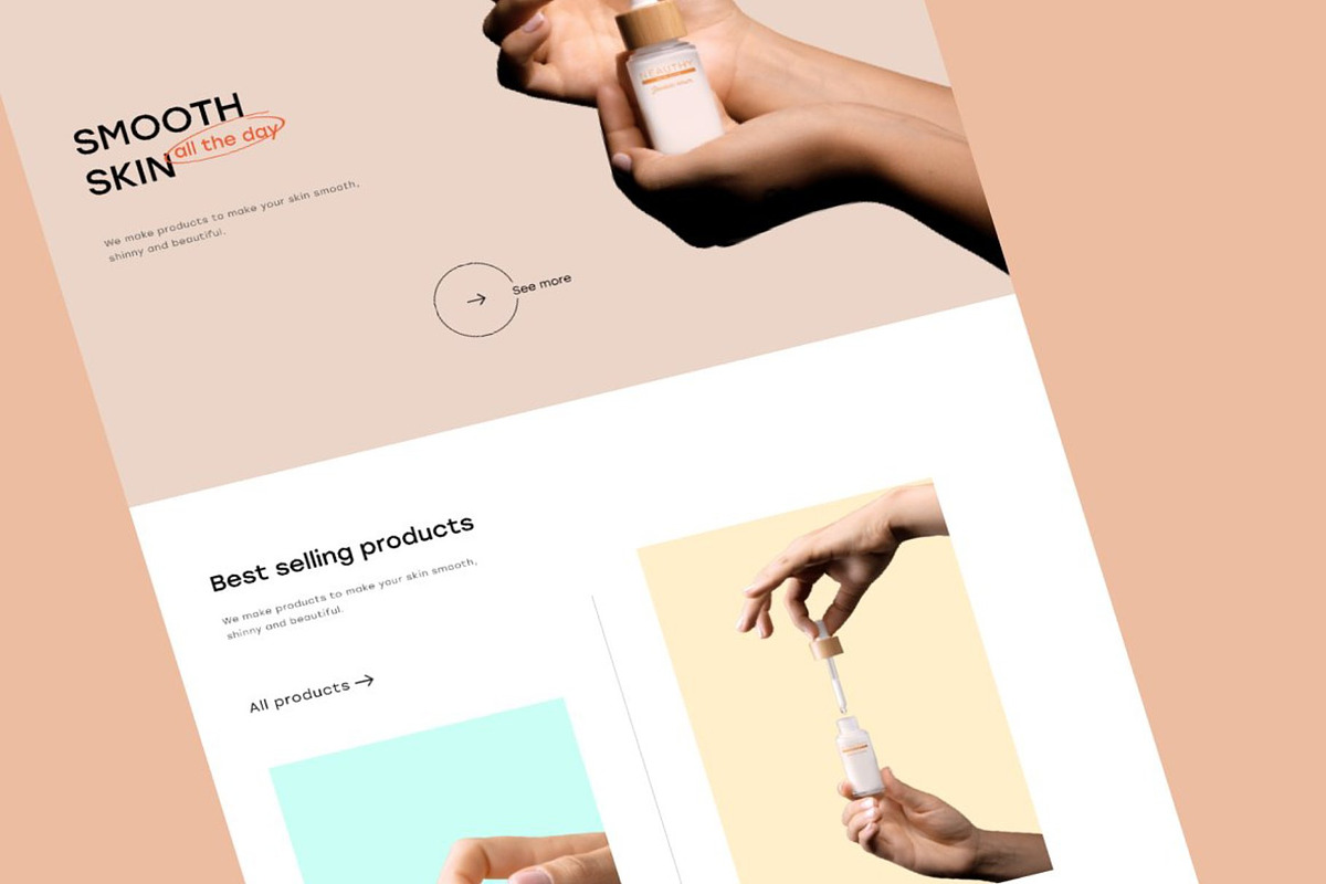 Neauthy - Cosmetic Landing Page, a Landing Page Template by Lumina_ui_ux202 (Photo 6 of 6)