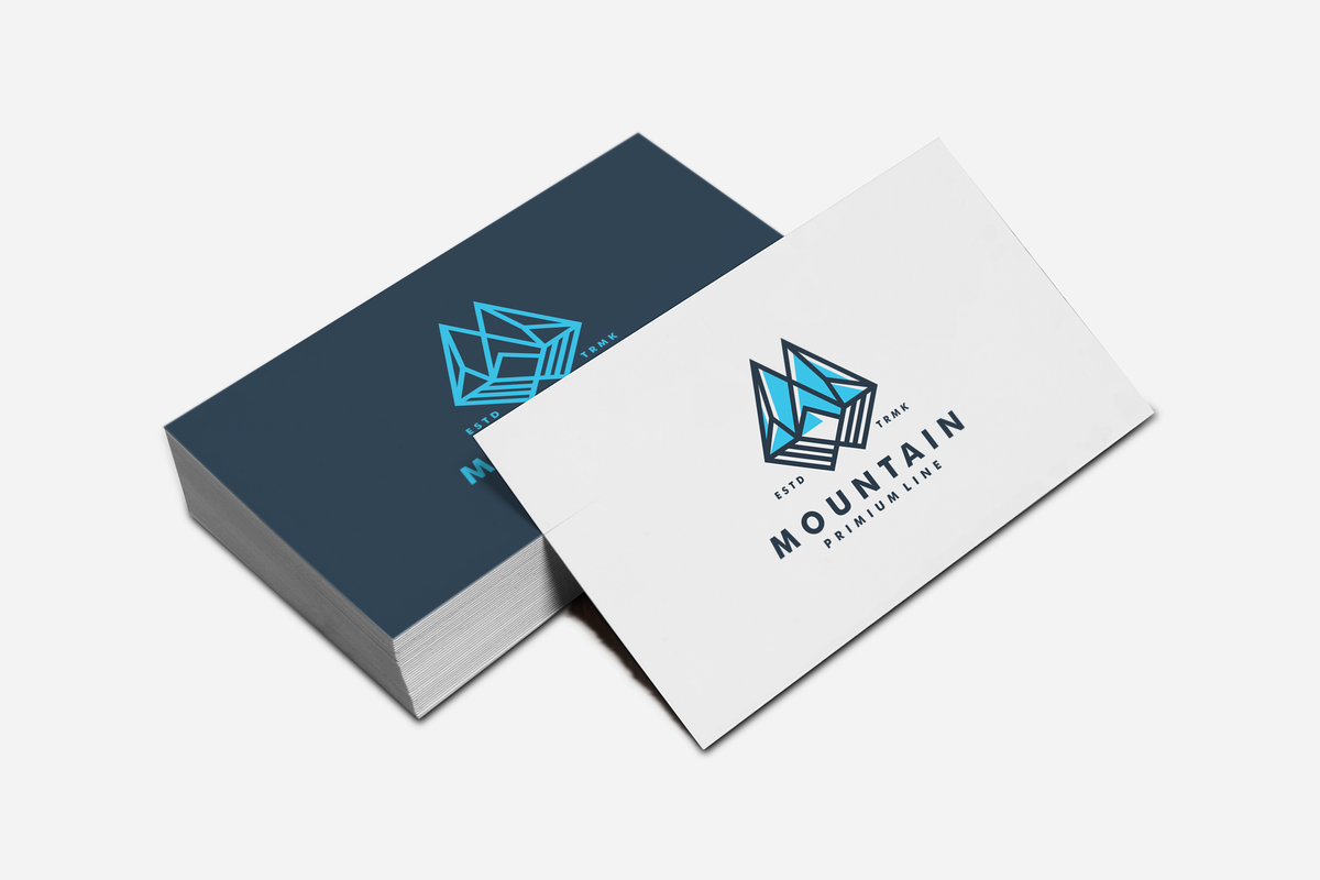 Mountain linear logo design, a Branding & Logo Template by mouze_art (Photo 3 of 4)