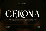 Fashion Luxury Serif Brand - Cekona, a Serif Font by Font Liner (Thumbnail 1 of 11)