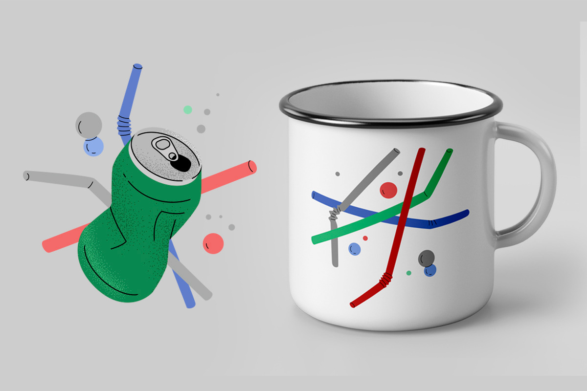 Crumpled Soda Cans And Straws, a Graphic by svetlana.belaia (Photo 7 of 8)