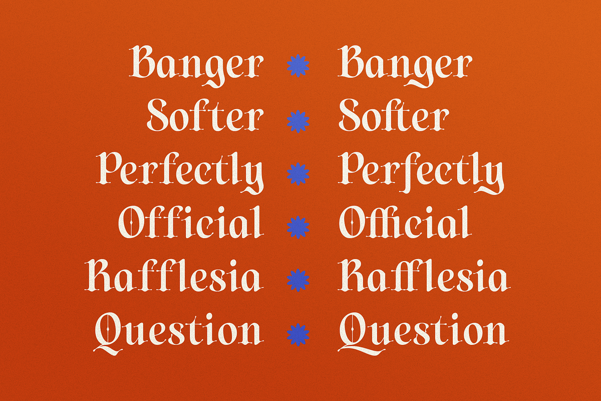 Diences Display Blackletter Font, a Blackletter Font by Typetemp Studio (Photo 11 of 19)
