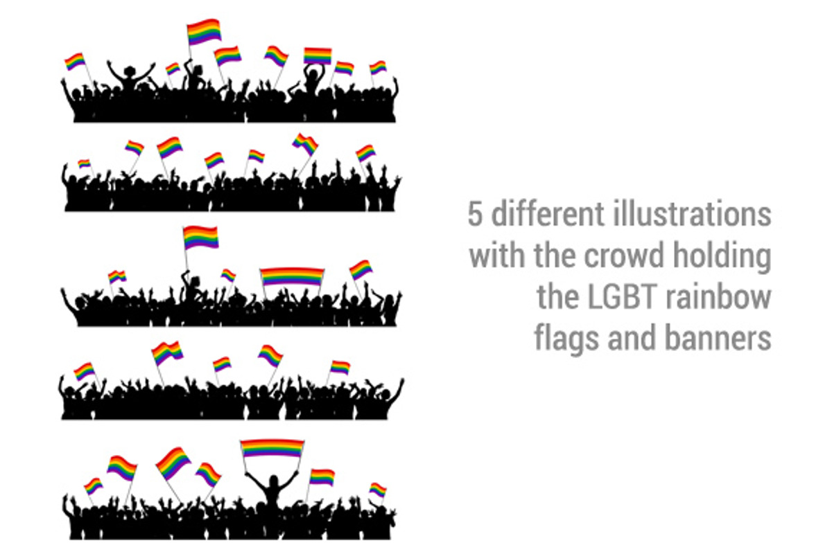 Lovewins LGBT 6-Illustration Set, a Person Illustration by Albert Does Stuff (Photo 2 of 6)