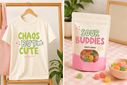 Chunky Chaos Handwritten Font Duo, a Handwritten Font by cocodesign (Thumbnail 3 of 8)