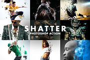 Shatter Photoshop Action