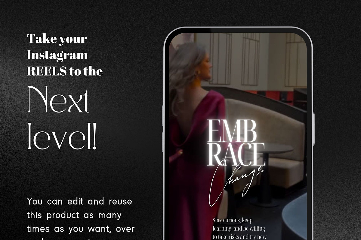 Instagram Reel Templates - Canva, a Social Media Template by design4social (Photo 5 of 5)